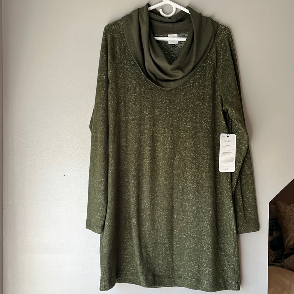Cabi Solace dress, soft green